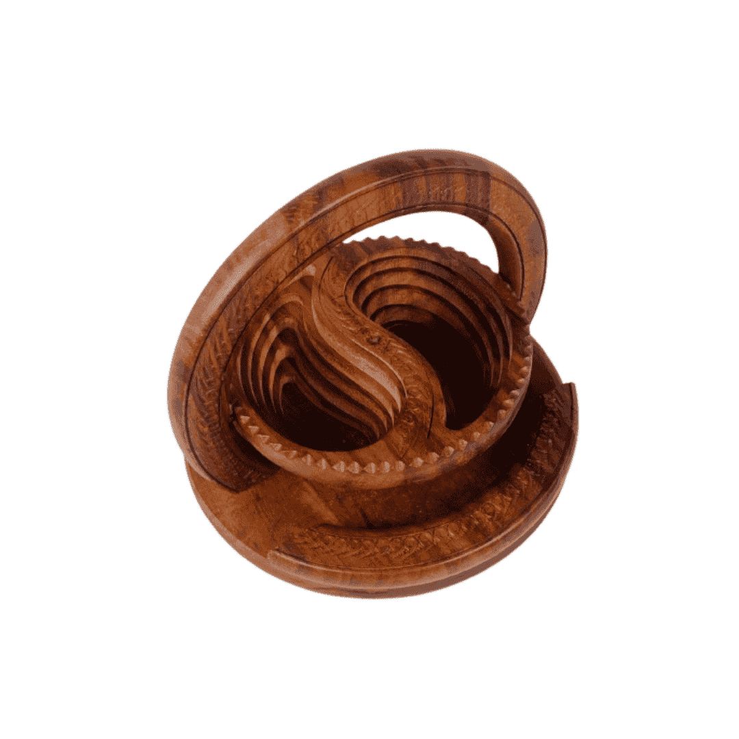 Wooden Fruit Basket-20cm